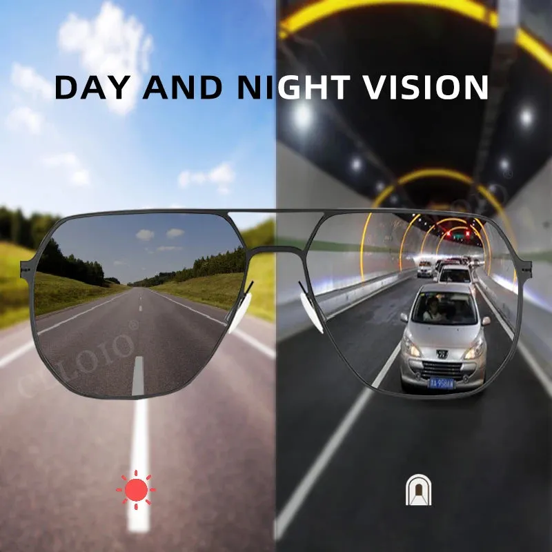 CLLOIO Photochromic Polarized Sunglasses for Men