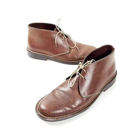 Cole haan brown leather tie Oxford size 9