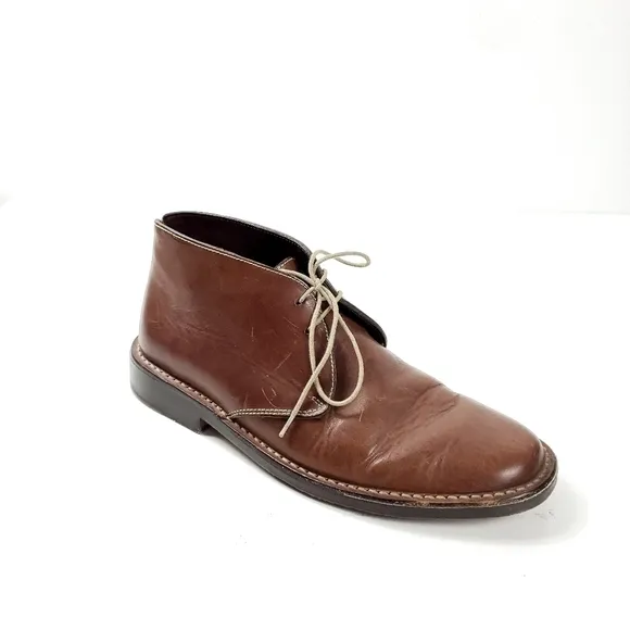 Cole haan brown leather tie Oxford size 9
