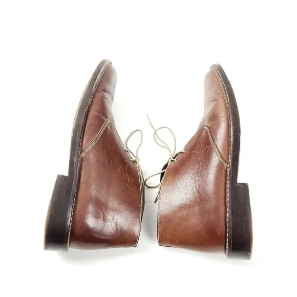 Cole haan brown leather tie Oxford size 9