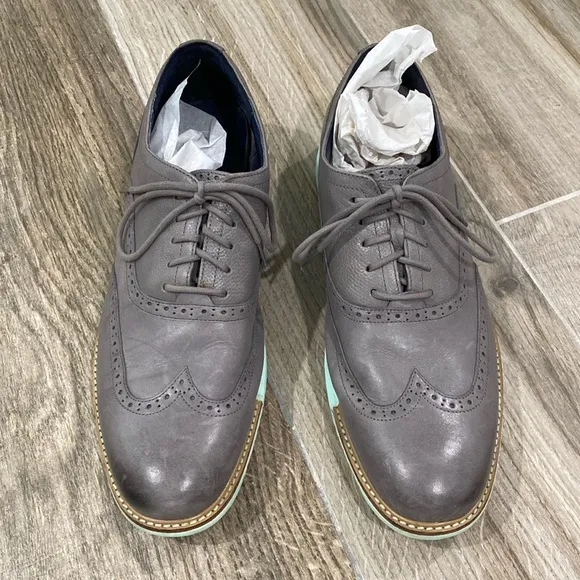 Cole Haan grey leather Oxford size 12 mens