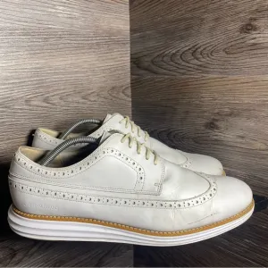 Cole haan og wing tip oxford white leather