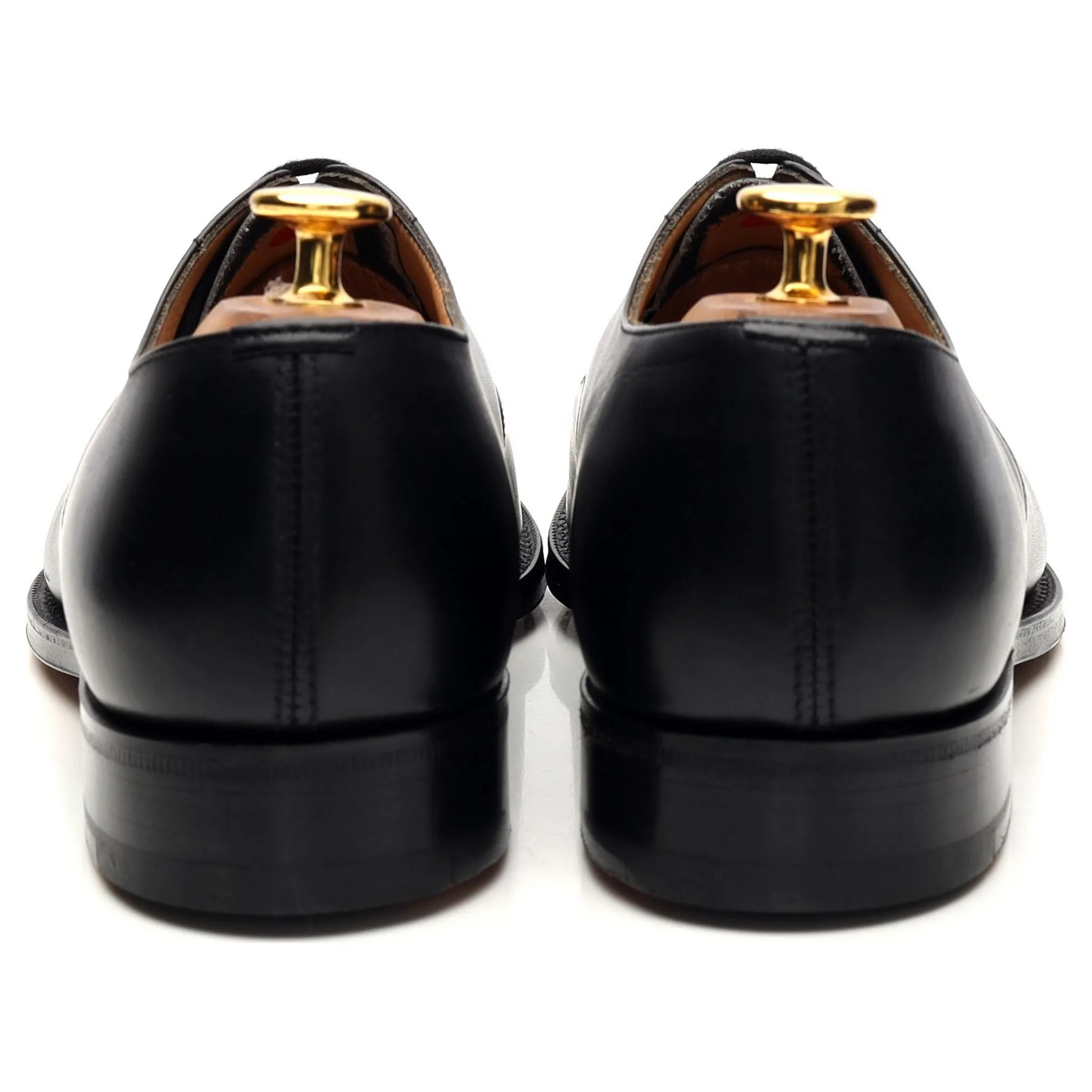 'Consul' Black Leather Oxford UK 6 F