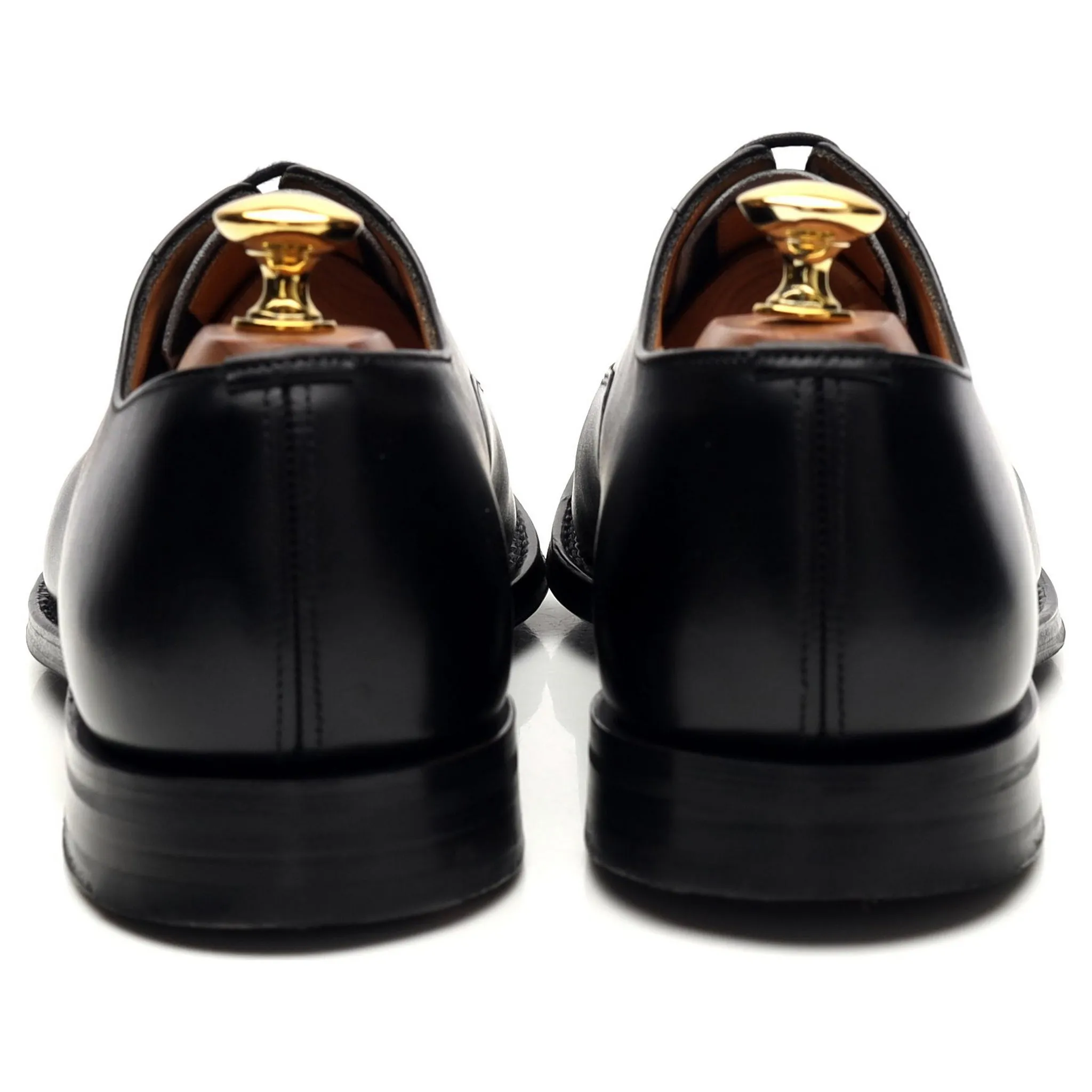 'Consul' Black Leather Oxford UK 6 F