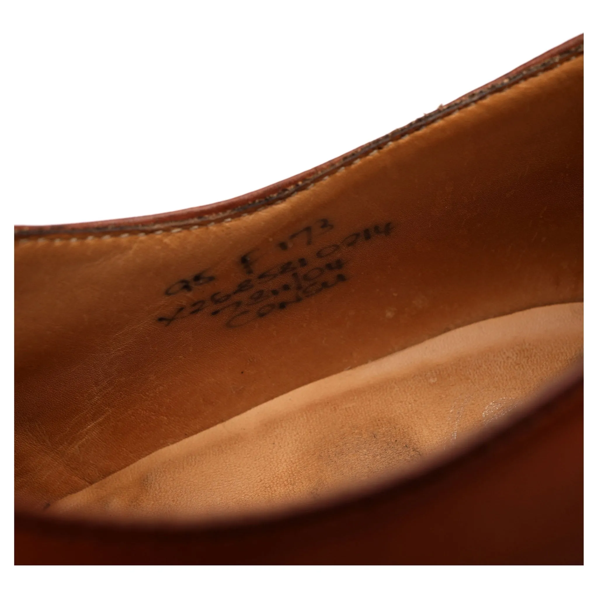 'Consul' Tan Brown Leather Oxford UK 9.5 F