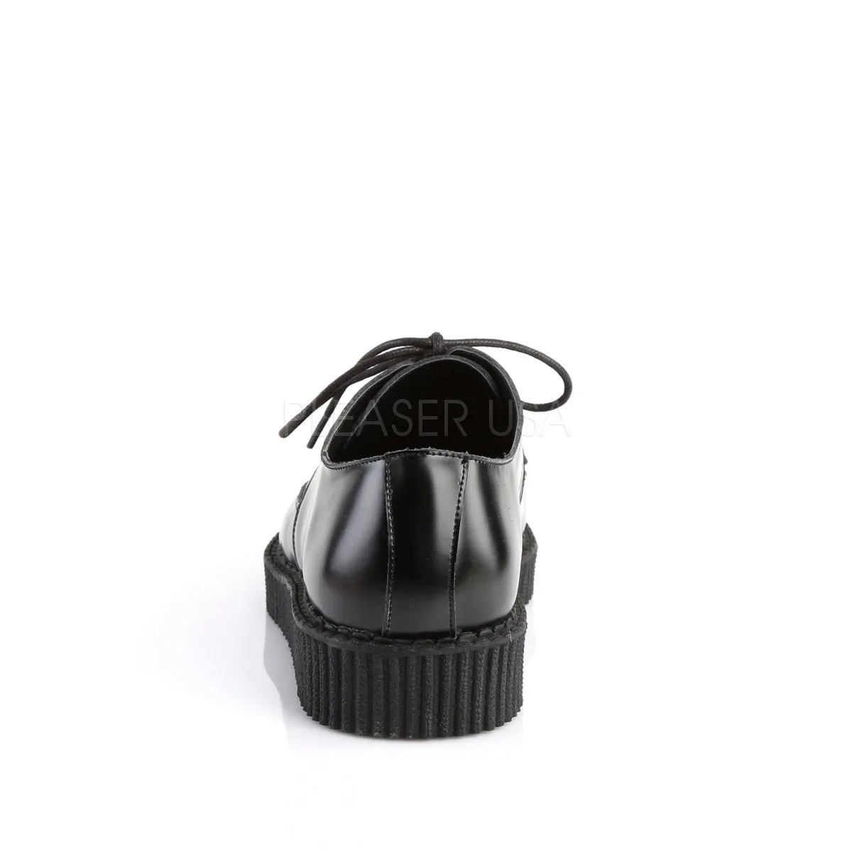 CREEPER-712  Black Leather