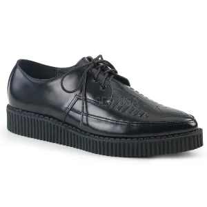 CREEPER-712  Black Leather