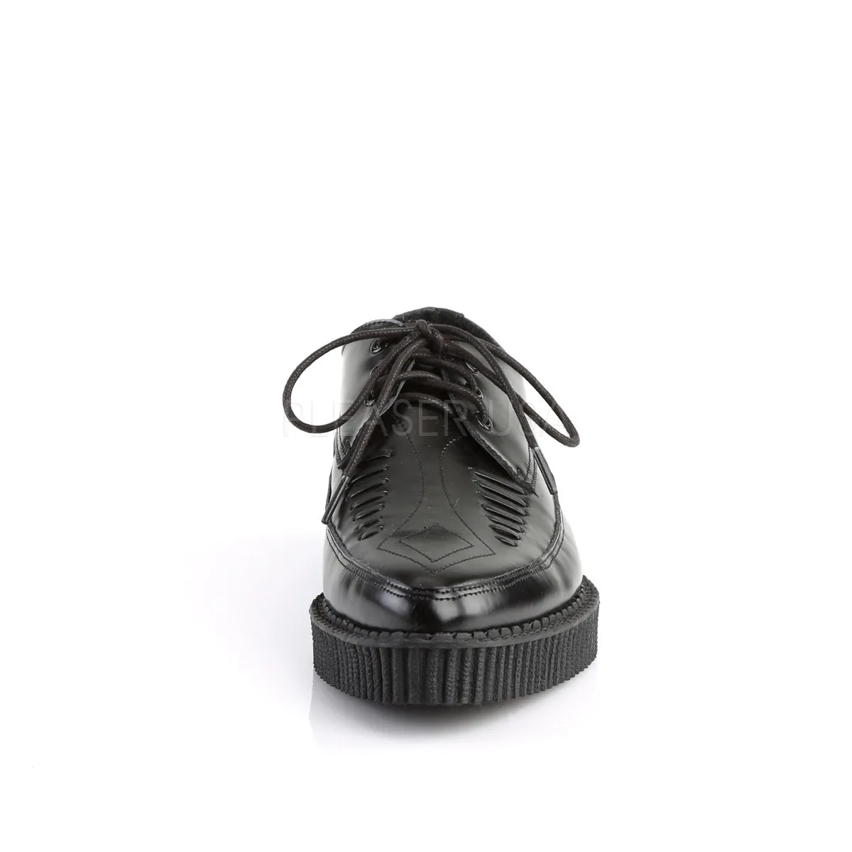CREEPER-712  Black Leather