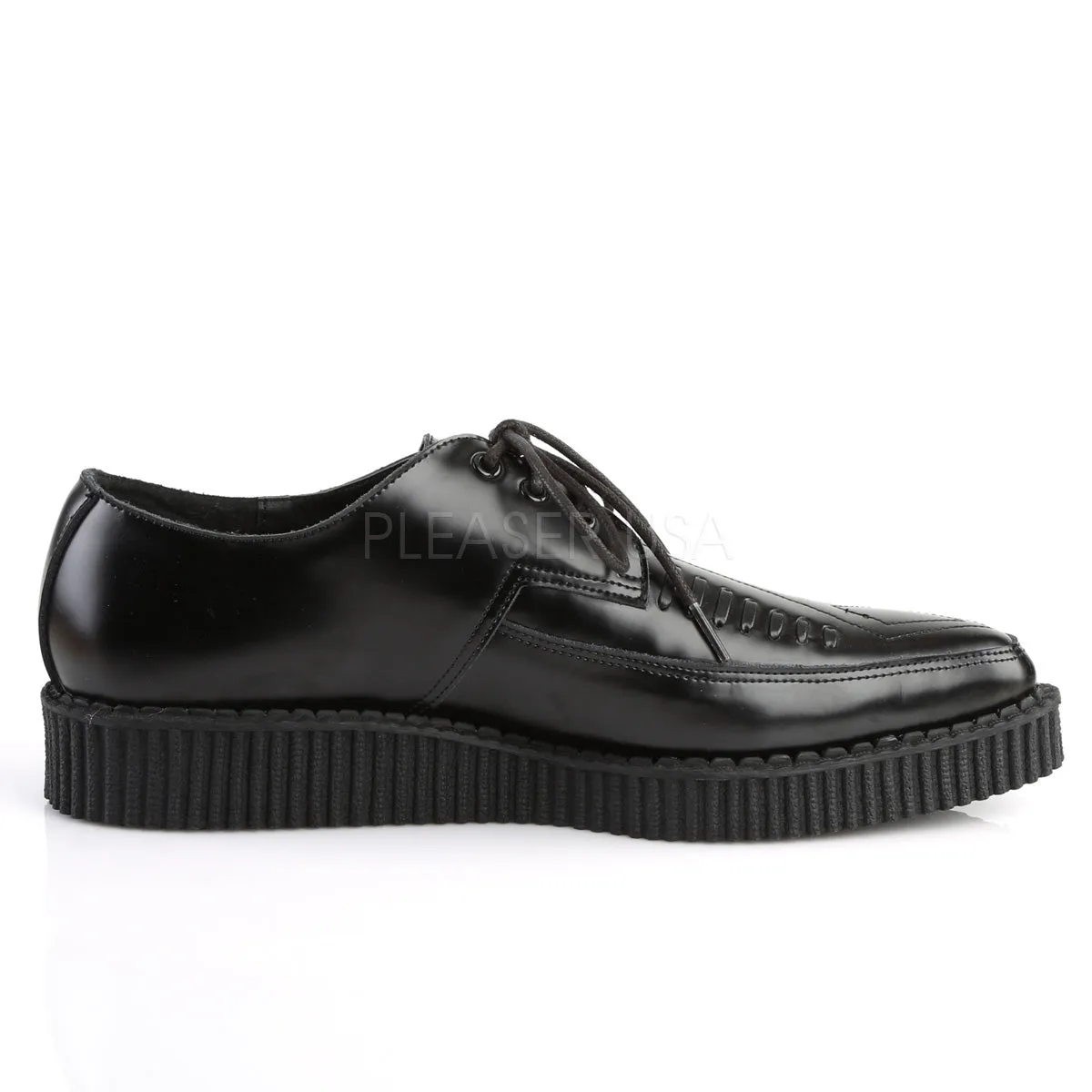 CREEPER-712  Black Leather