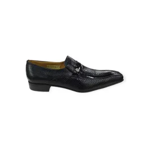 Crockett & Jones Olimpo Snake Black Patent Black