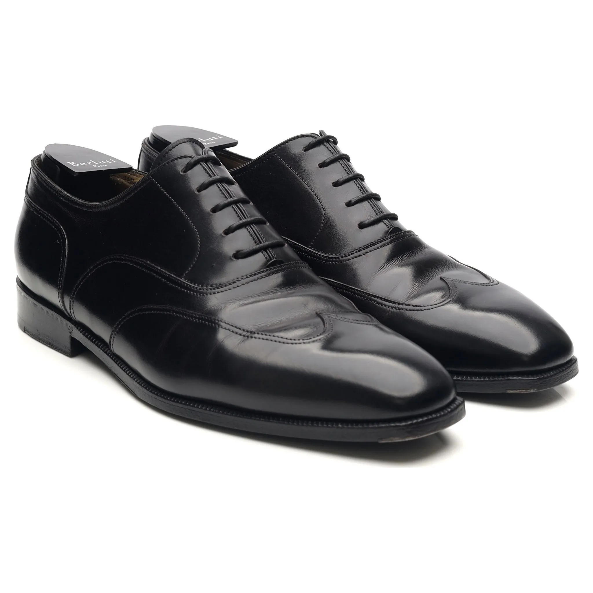Dark Purple Leather Oxford UK 10