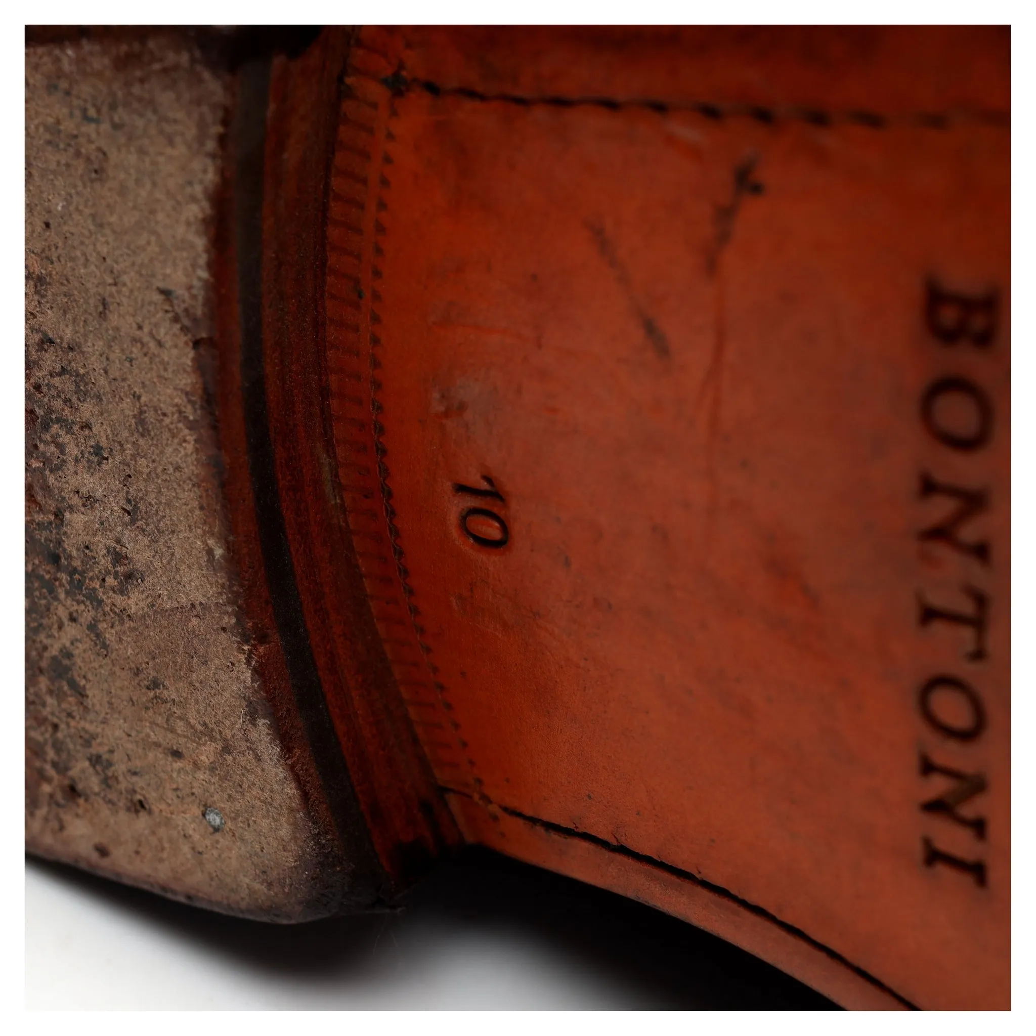 'Del Corso' Dark Brown Leather Oxford Brogue UK 10