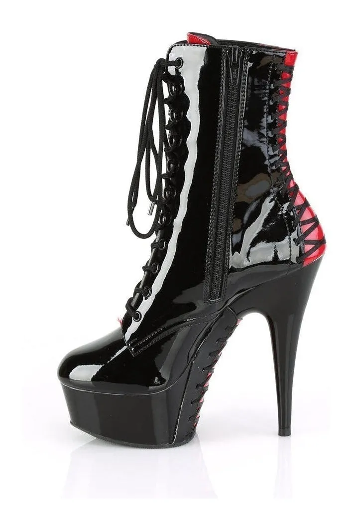 DELIGHT-1020FH Exotic Boot | Black Patent