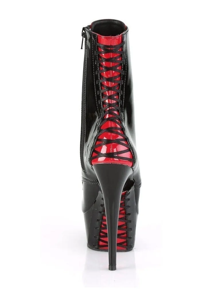 DELIGHT-1020FH Exotic Boot | Black Patent