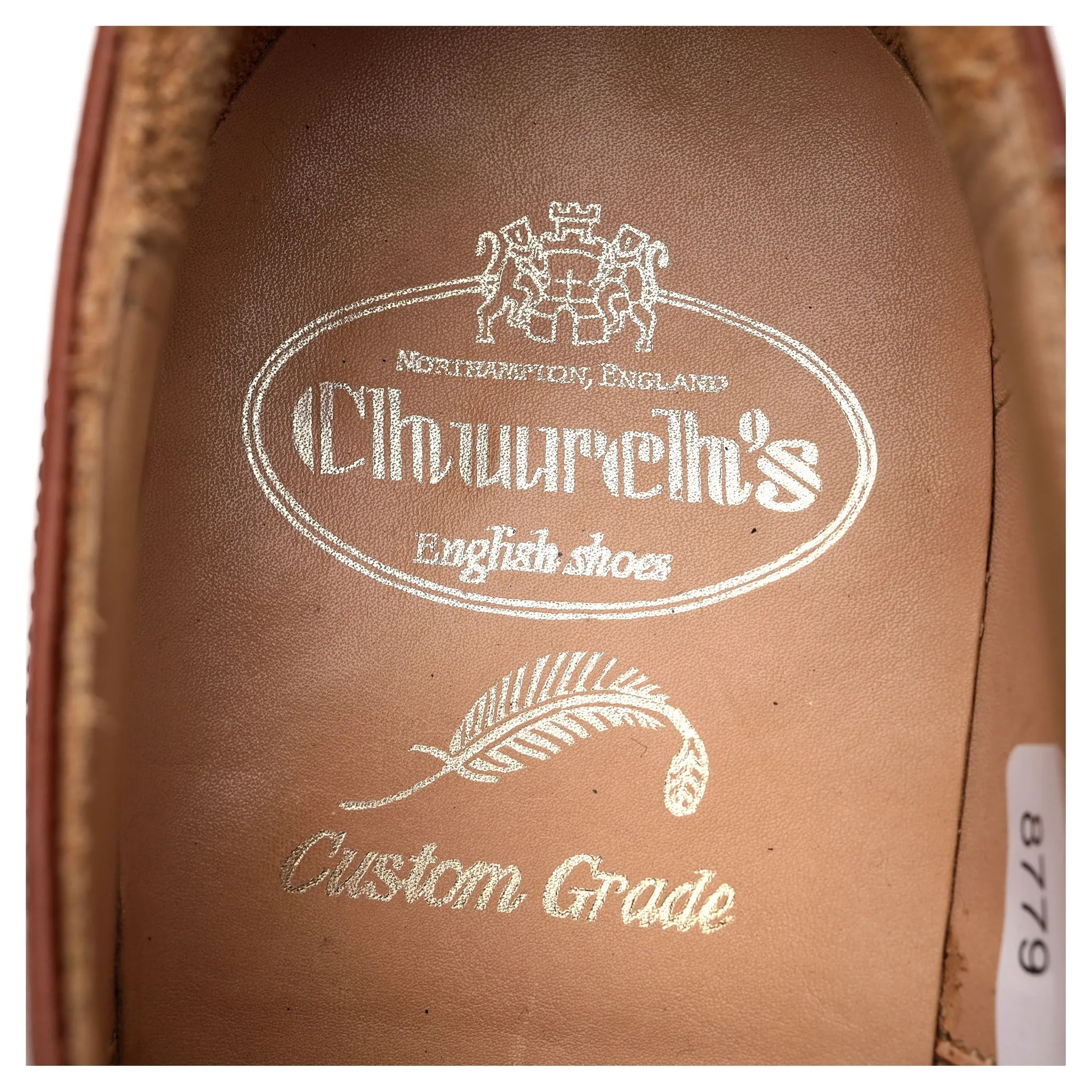 'Diplomat' Brown Leather Spectator Oxford Brogues UK 7 F