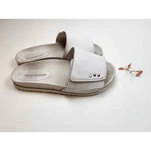 Django and Juliette white slip on shoes with adjustable velcro strap size 37