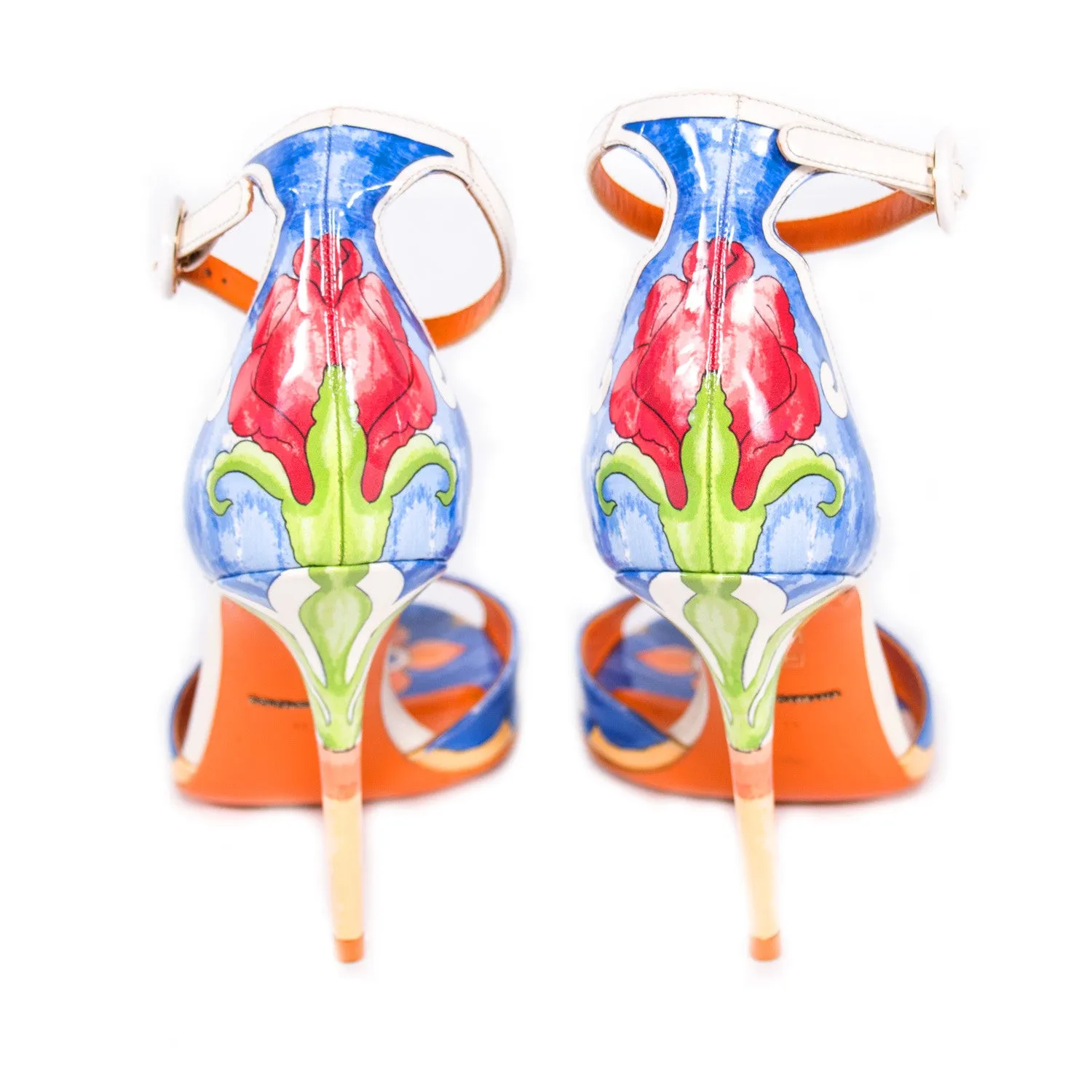 Dolce&Gabbana Keira Majolica Print Sandals