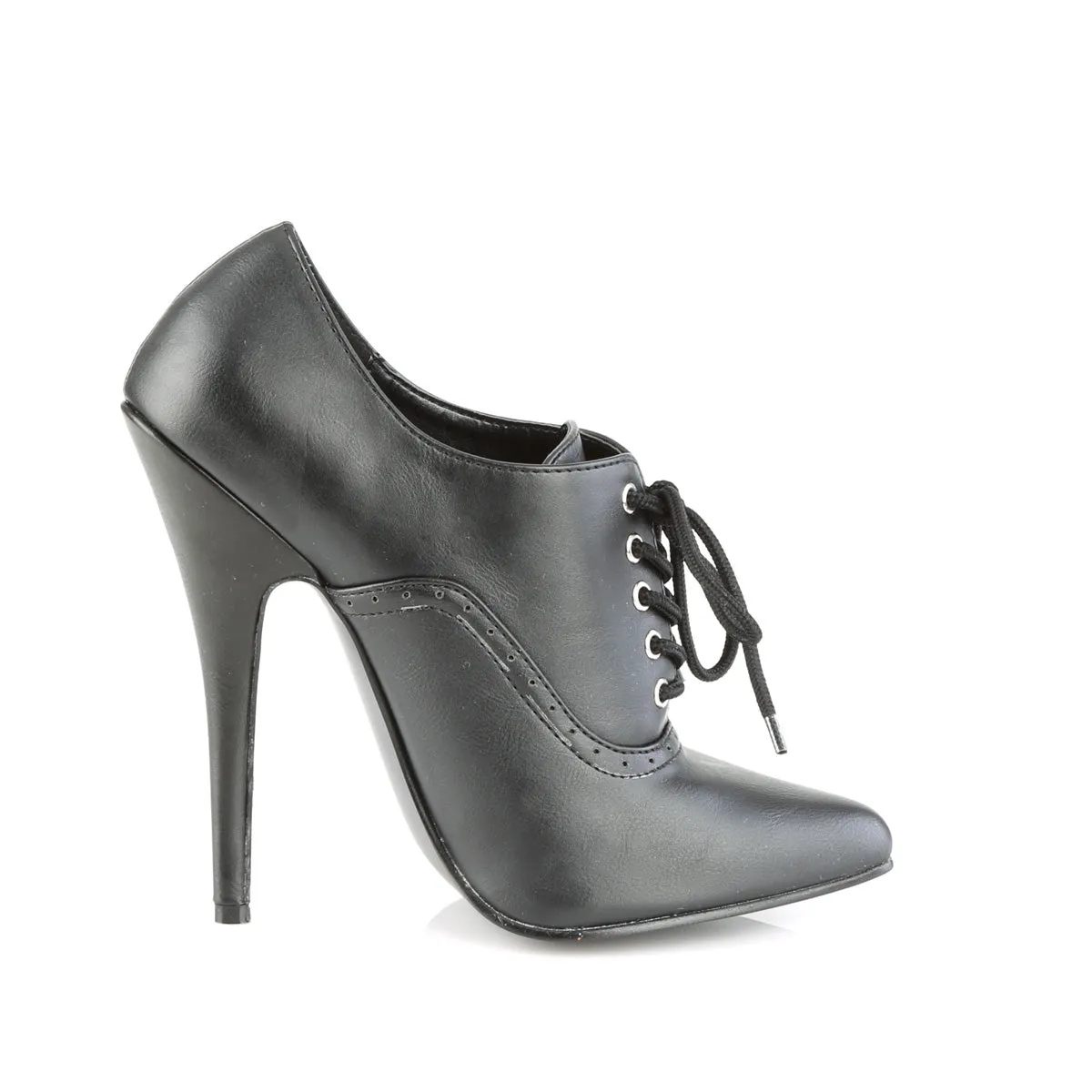 DOMINA-460  Black Faux Leather