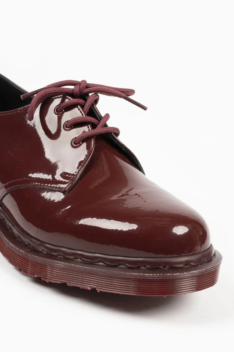 DR MARTENS 1461 MONO OXBLOOD PATENT