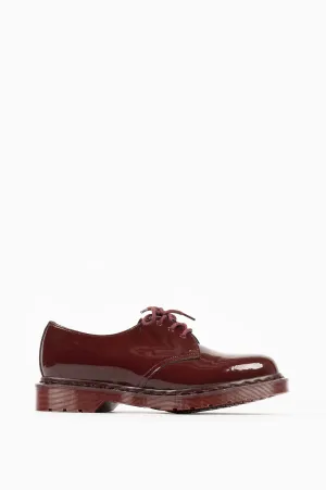DR MARTENS 1461 MONO OXBLOOD PATENT