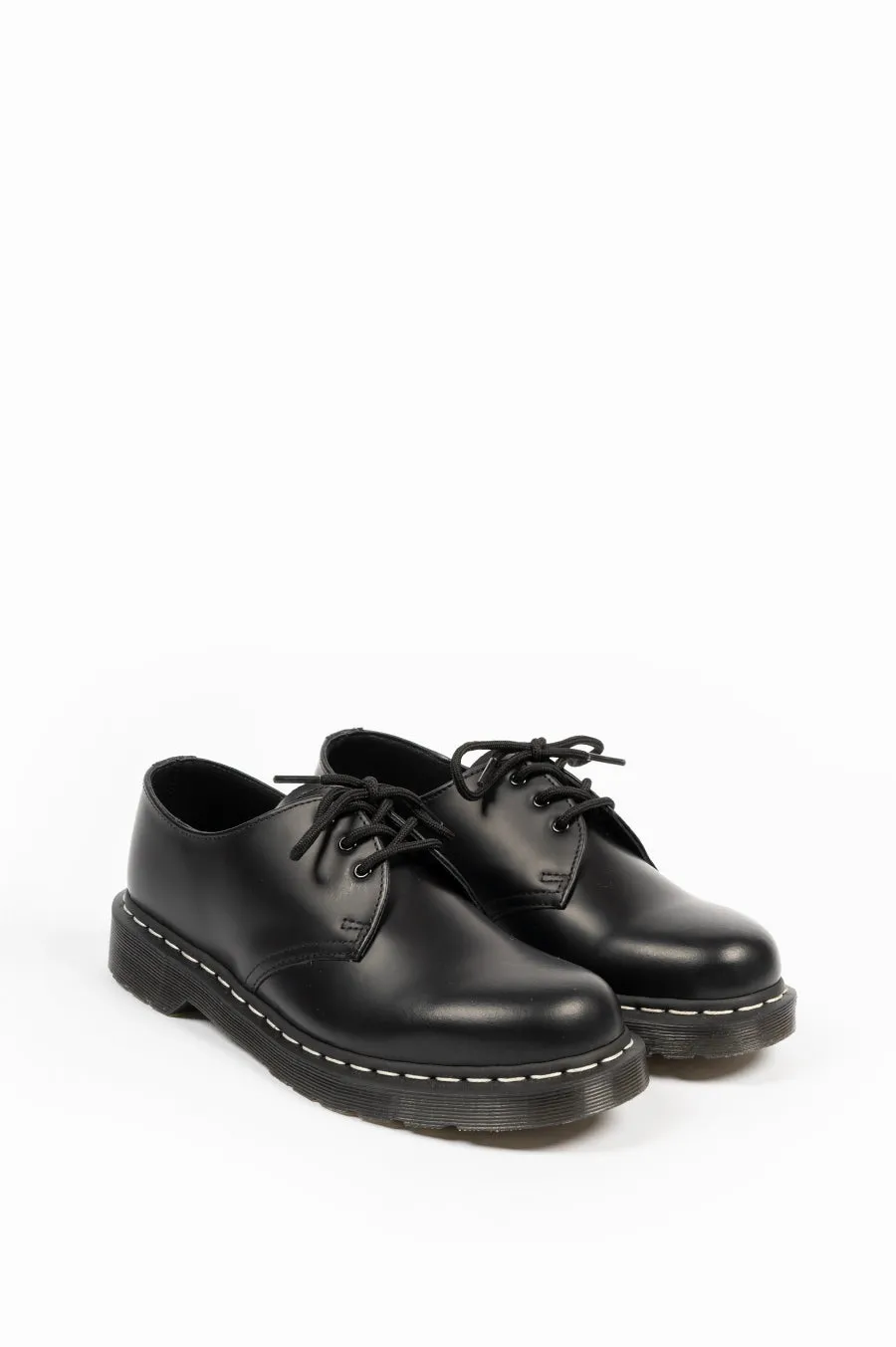 DR MARTENS 1461 WHITE STITCH OXFORD BLACK