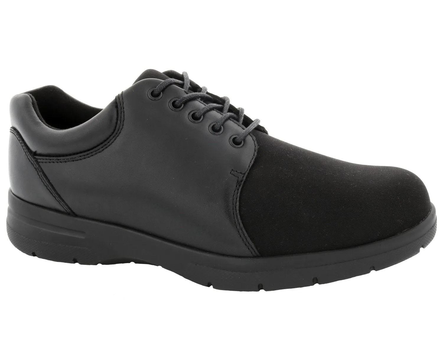 DRIFTER Black Leather / Black Stretch