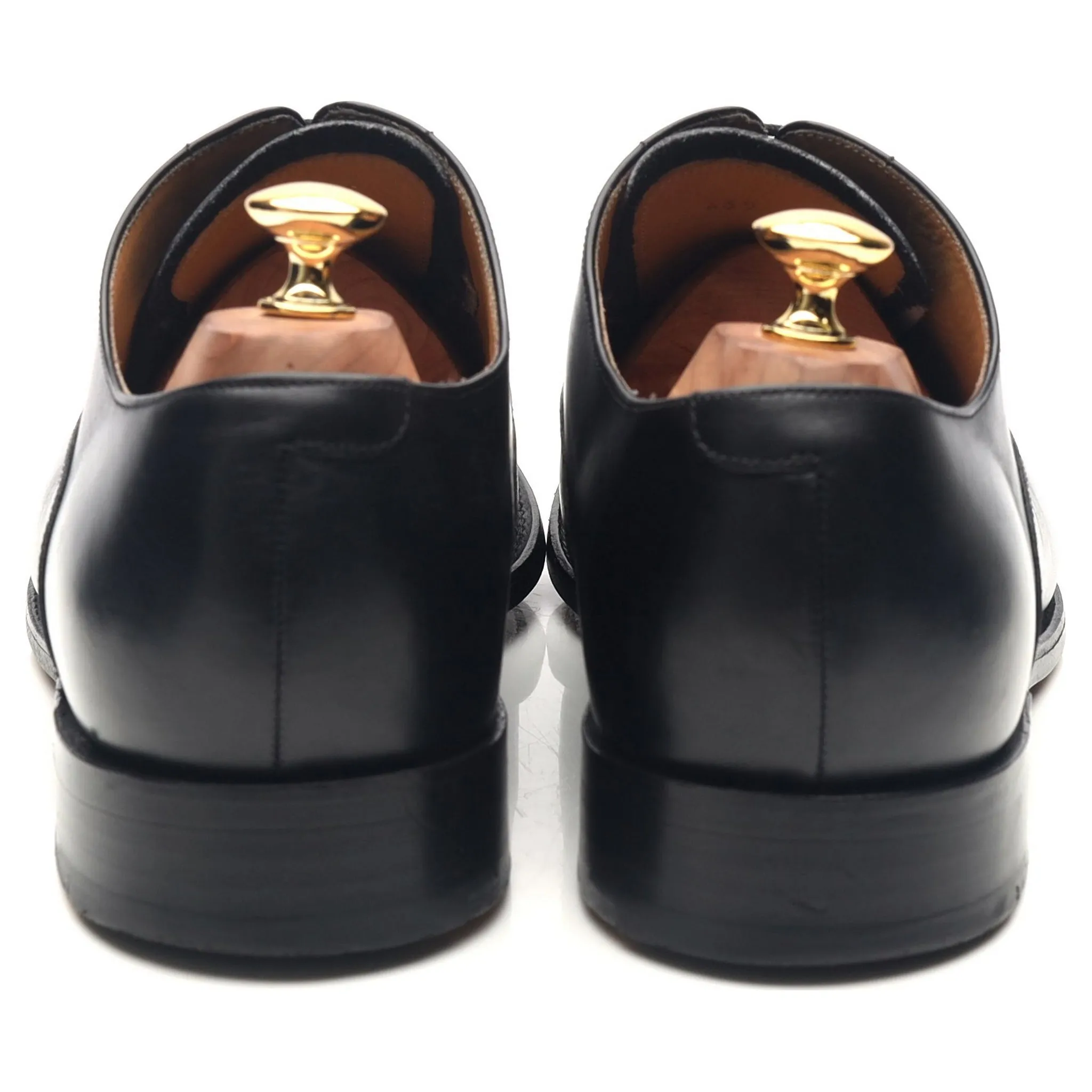 'Duxford' Black Leather Oxford UK 10 G