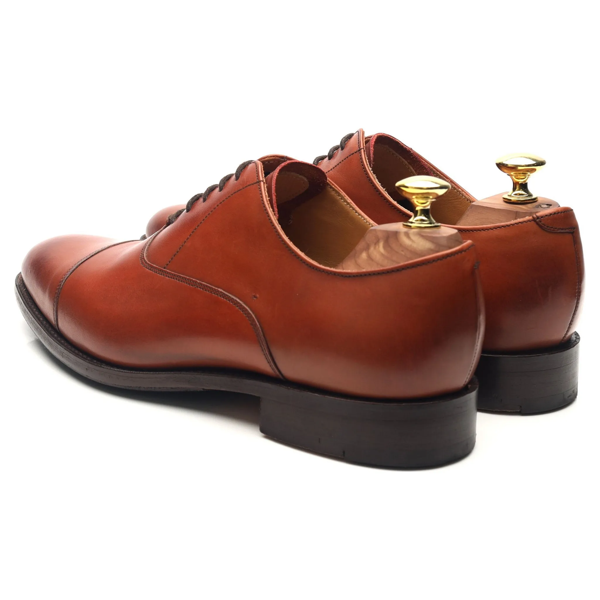 'Duxford' Tan Brown Leather Oxford UK 7 G
