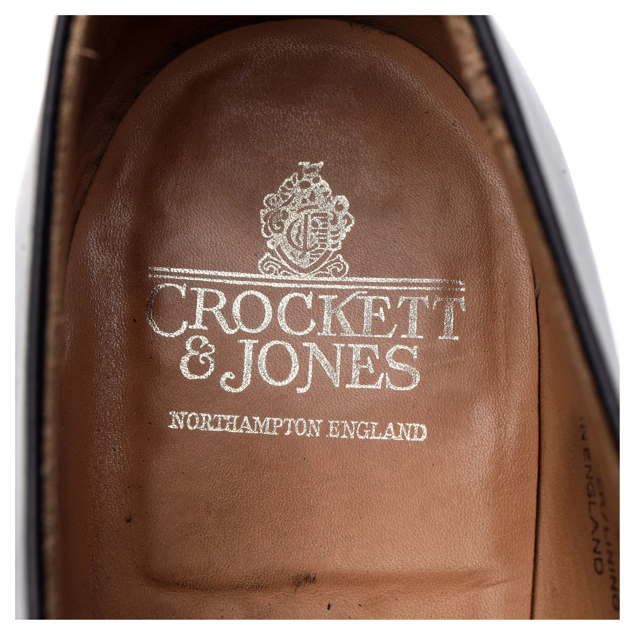 'Edgware' Black Leather Oxford UK 9.5 E