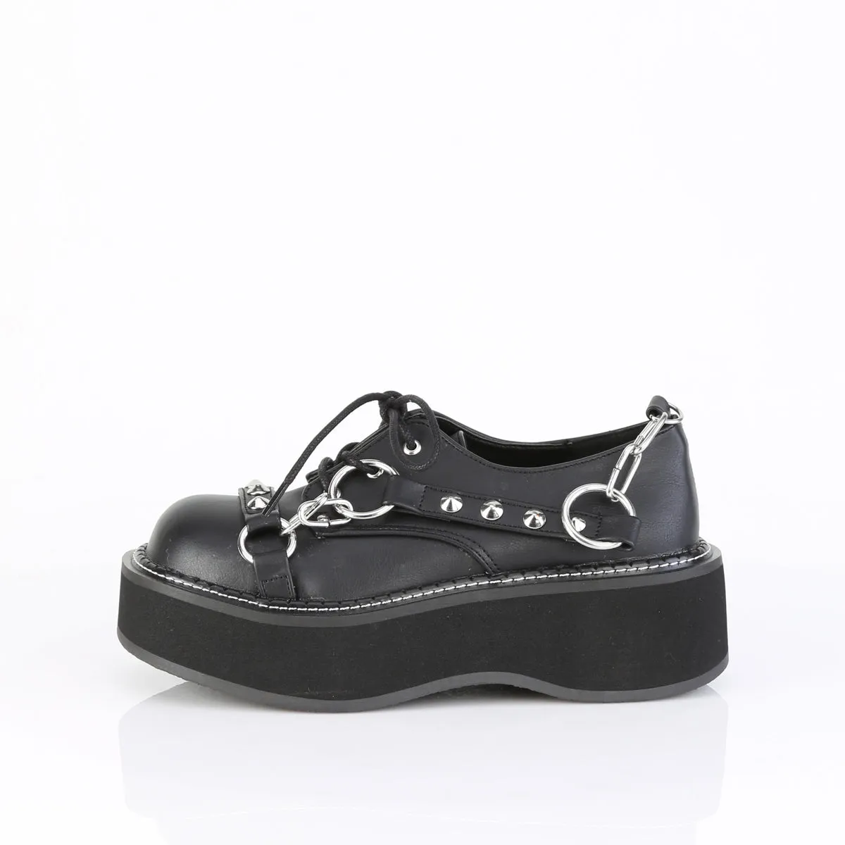 EMILY-32  Black Vegan Leather