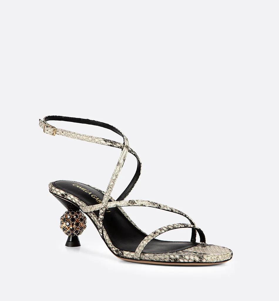 Evelyn Snake Sandal