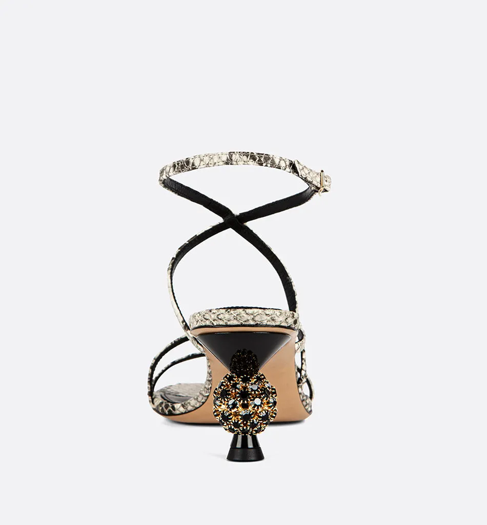 Evelyn Snake Sandal