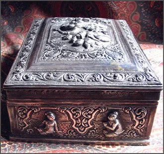Exquisite Burmese Silver Box