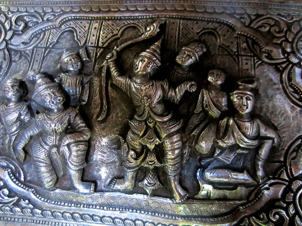 Exquisite Burmese Silver Box