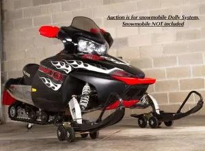 Extreme Max Drivable Big Wheel Snowmobile Dollies! Save your snowmobile and your shop floor with Extreme Max Drivable Snowmobile Dollies. Retails $180 