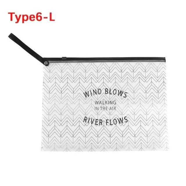 Fashion Women Clear Cosmetic Bags PVC Toiletry Bags Travel Organizer Necessary Beauty Case Makeup Bag Bath Wash Make Up Box