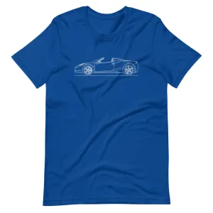 Ferrari 458 Spider silhouette T-shirt