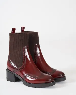 ferret ankle boot - red