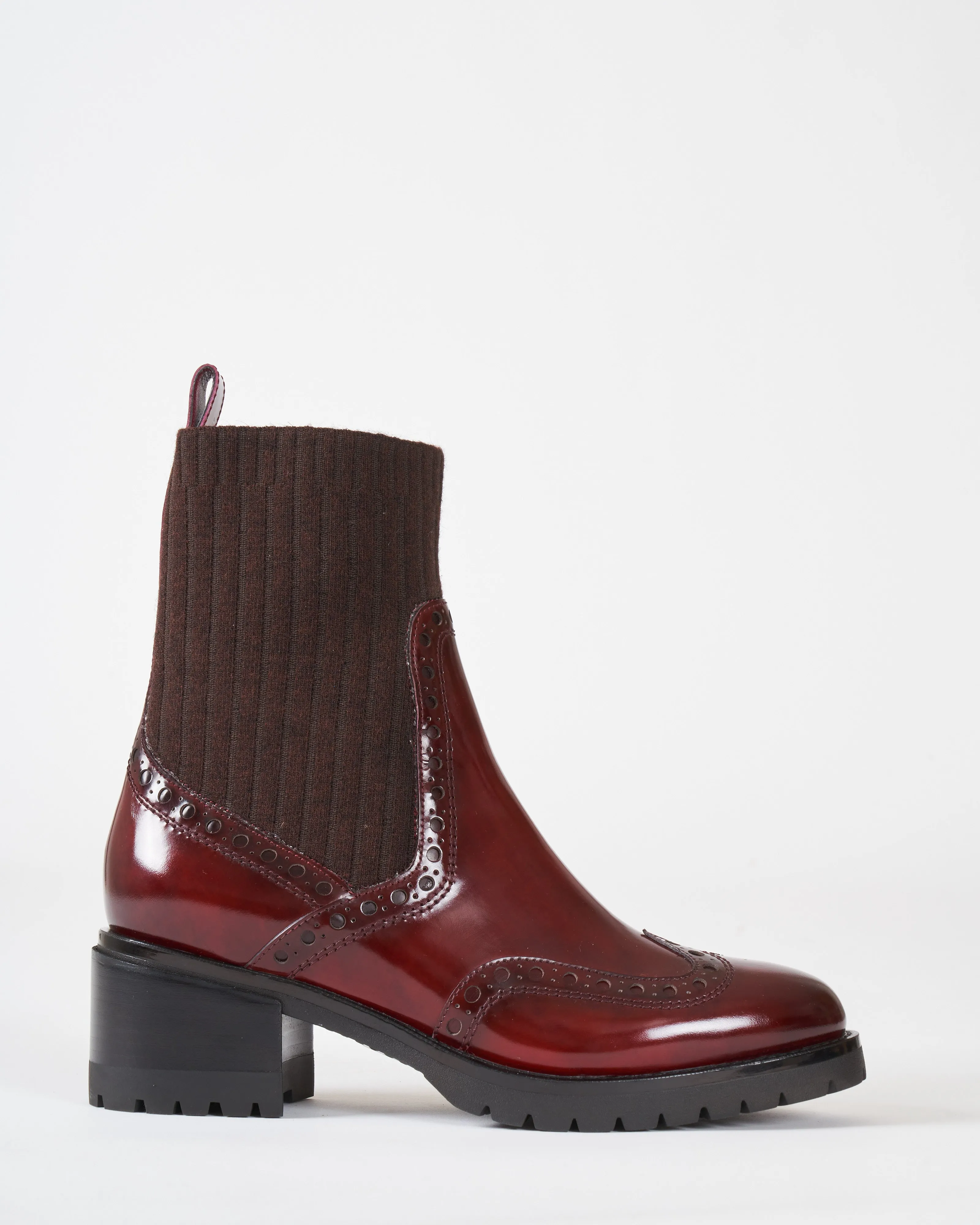 ferret ankle boot - red