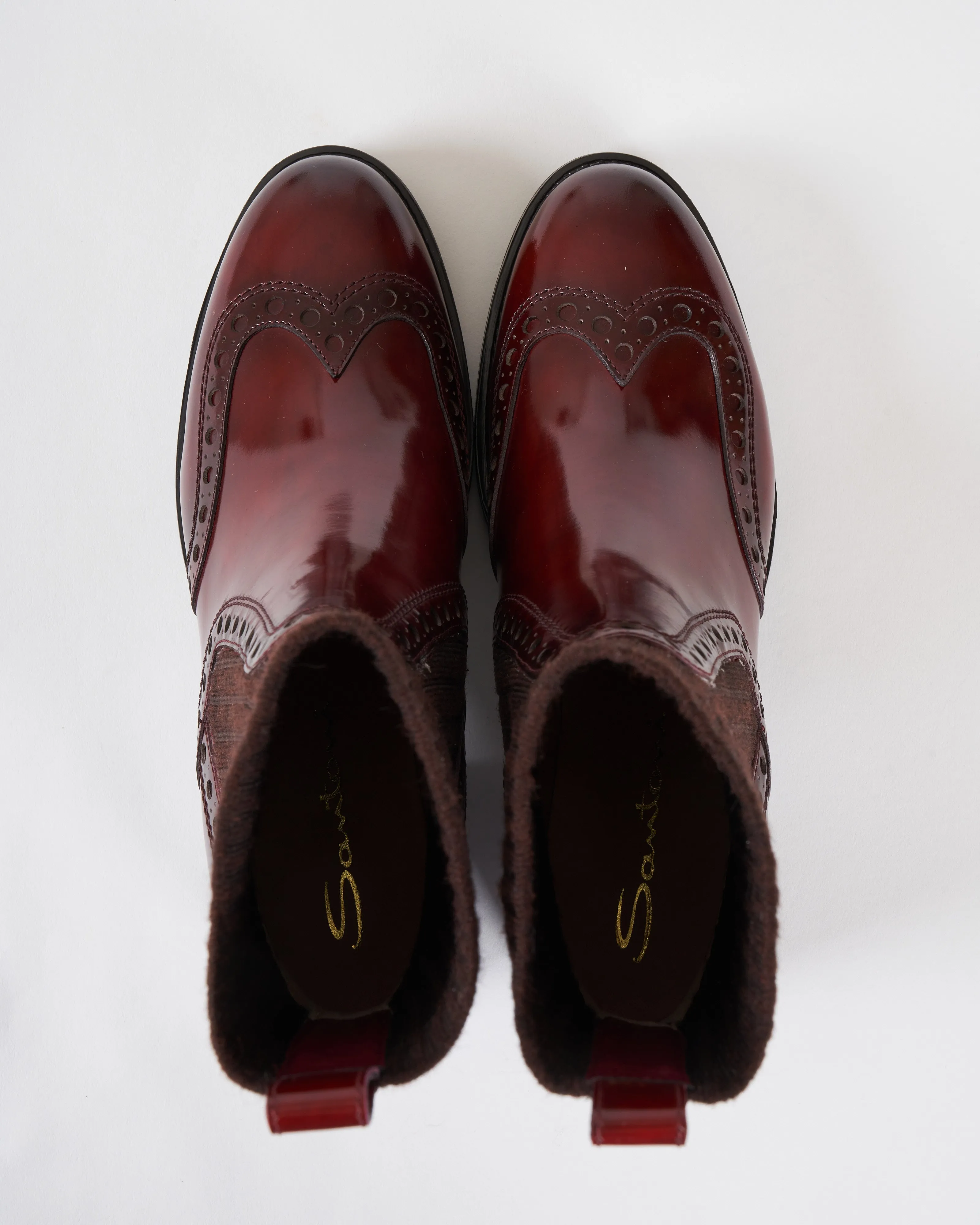 ferret ankle boot - red