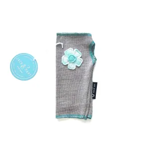 Fingerless Mittens Short, Beige Merino Wool | 173