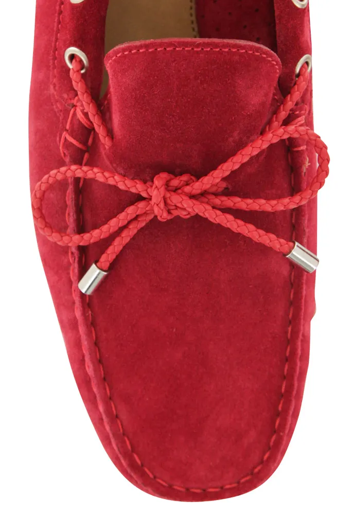 Fiori Di Lusso Red Driving Shoes