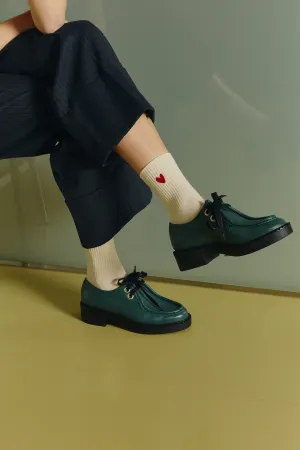 Forest Green Cord Shoes