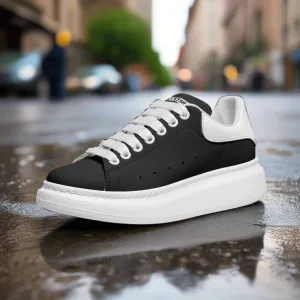 Freaky Shoes® Black Lace Up Sneakers