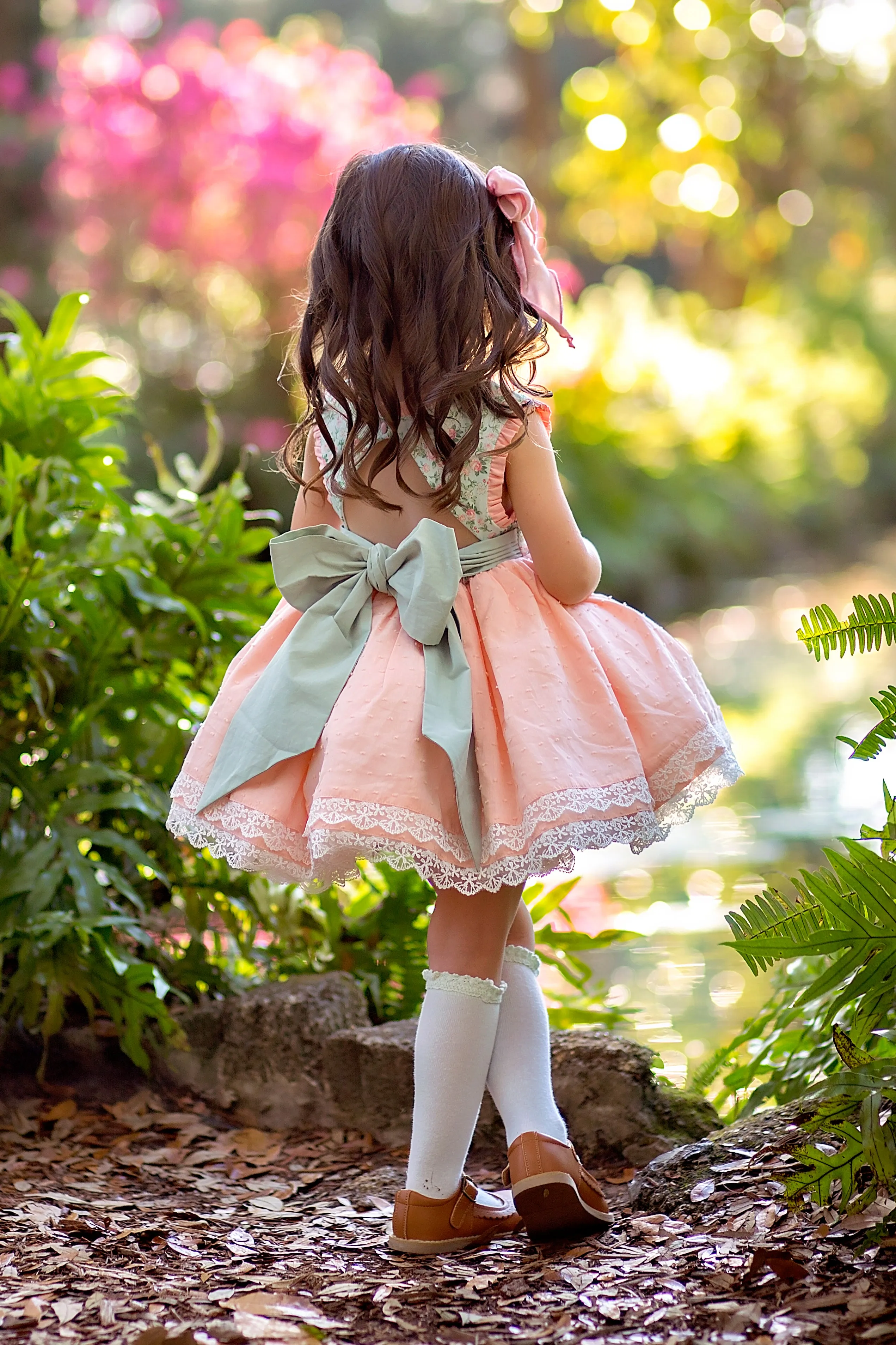 Georgia Peach Dress RTS