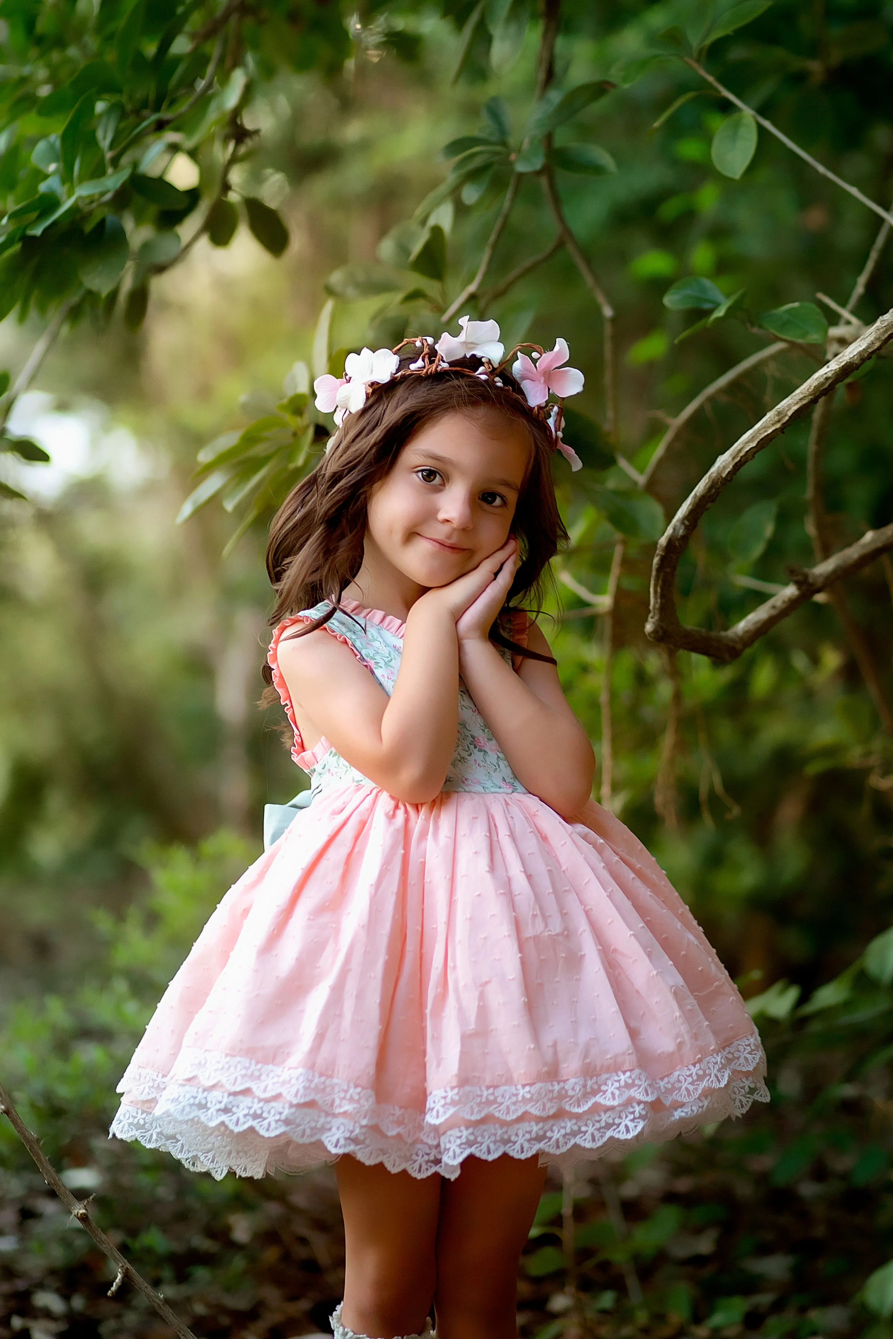 Georgia Peach Dress RTS