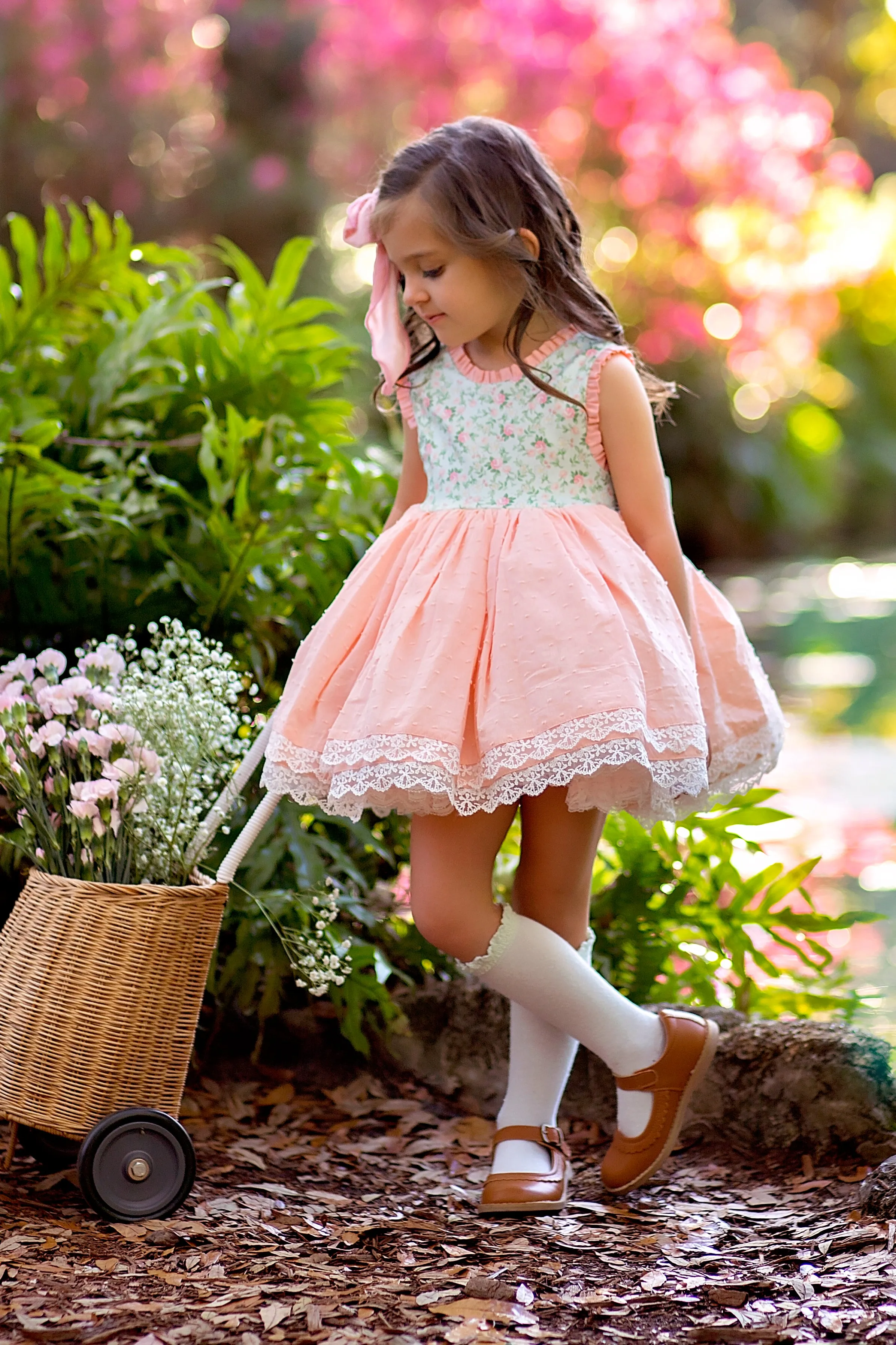 Georgia Peach Dress RTS