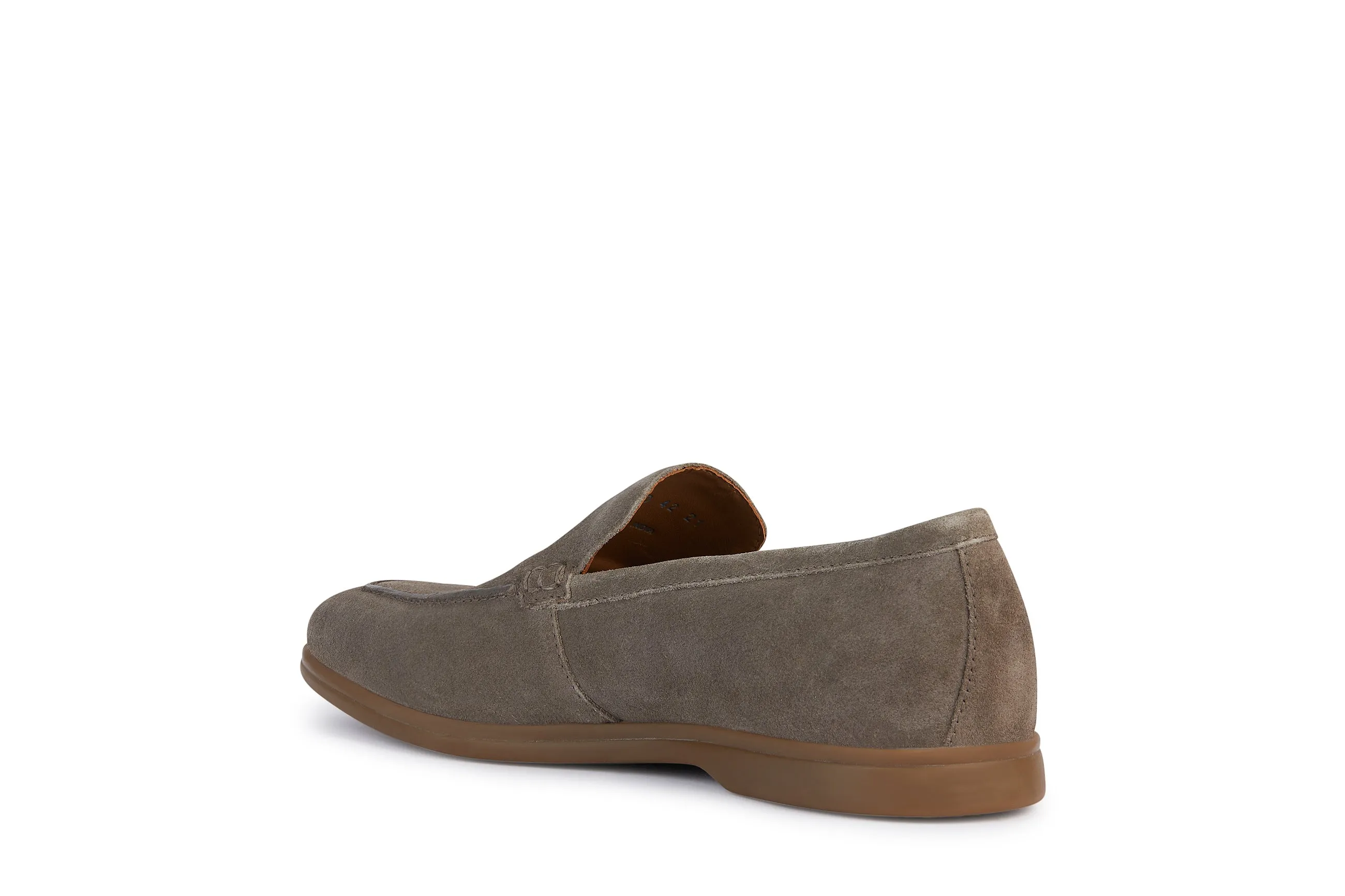 Geox Venzone Suede Moccasins - Taupe
