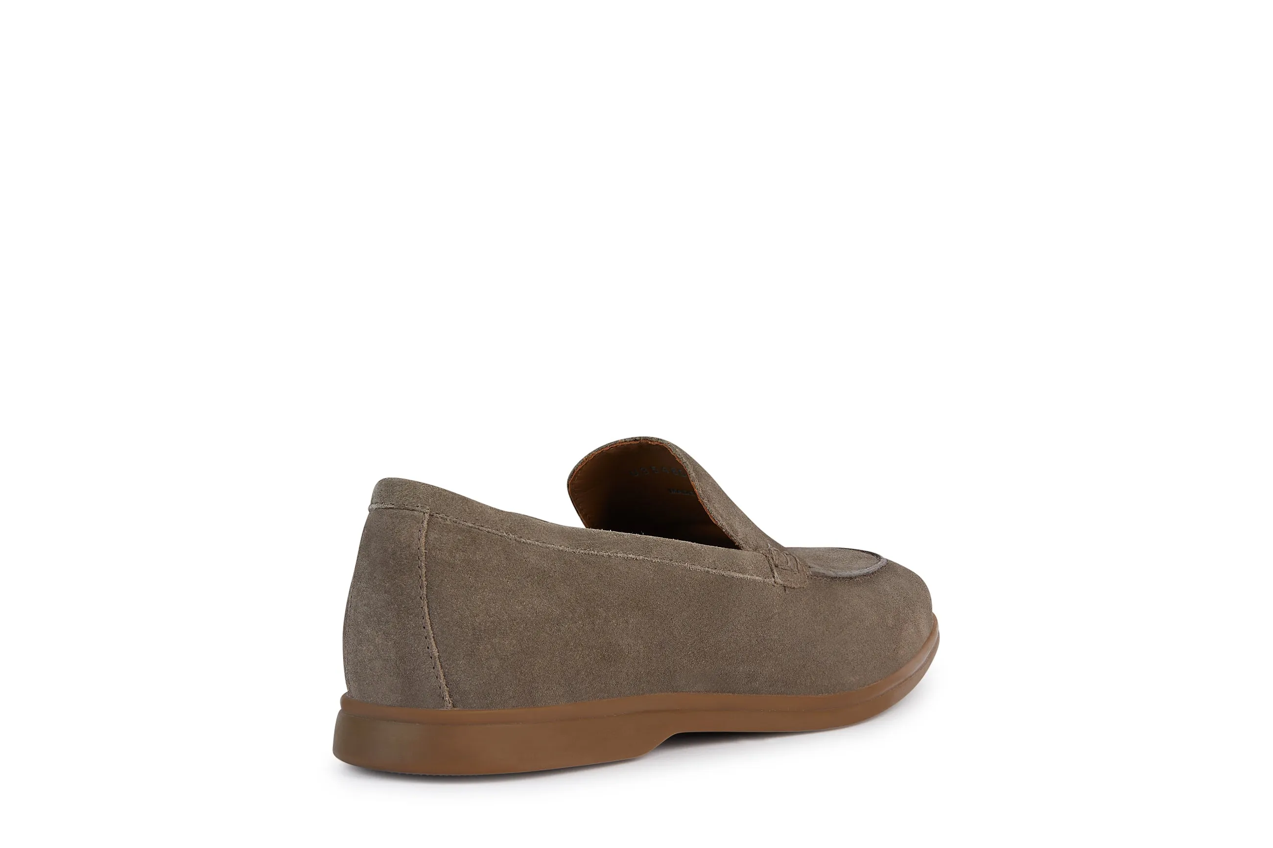 Geox Venzone Suede Moccasins - Taupe