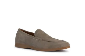 Geox Venzone Suede Moccasins - Taupe